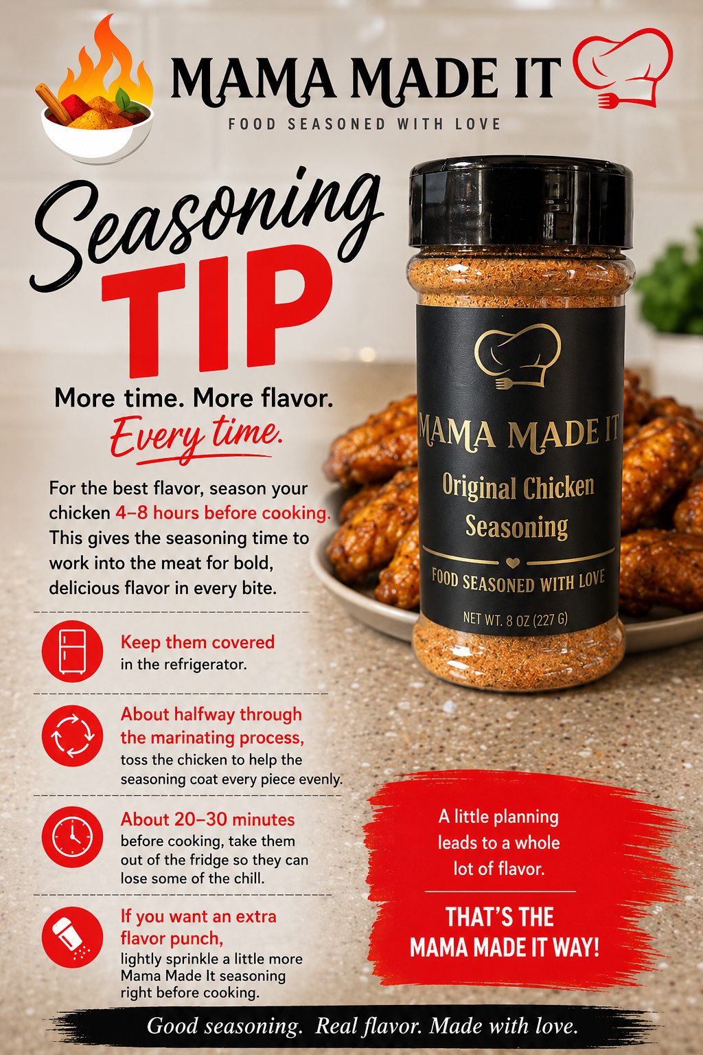 Original Chicken Seasoning - 8 oz
