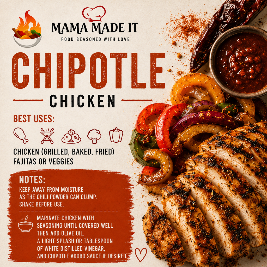 Chipotle Chicken Seasoning - 8 oz